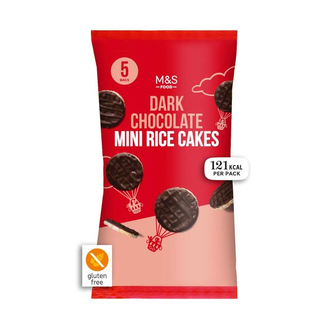 M&S Dark Chocolate Mini Rice Cakes   25g GOODS M&S   