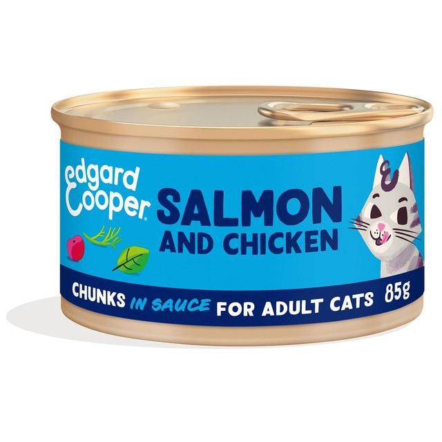 Edgard & Cooper Cat Chunks in Sauce Adult Salmon & Chicken   85g