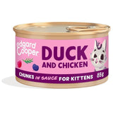 Edgard & Cooper Cat Chunks in Sauce Kitten Duck & Chicken   85g GOODS M&S   