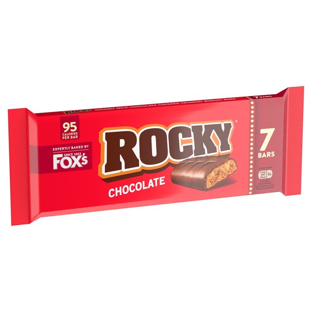 Fox's Rocky Chocolate Biscuit Bars Multipack   7 x 19g GOODS M&S   