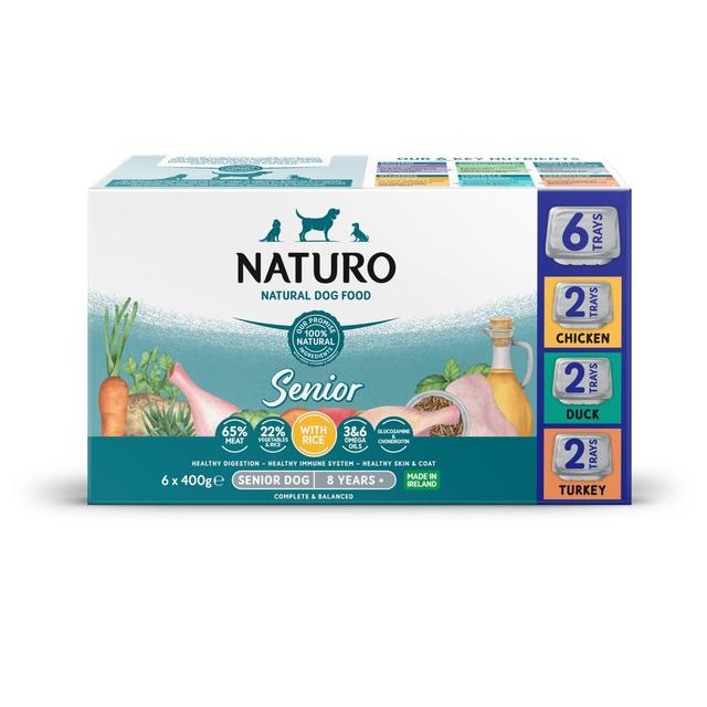 Naturo Senior Variety Pack with Rice   6 x 400g GOODS M&S   