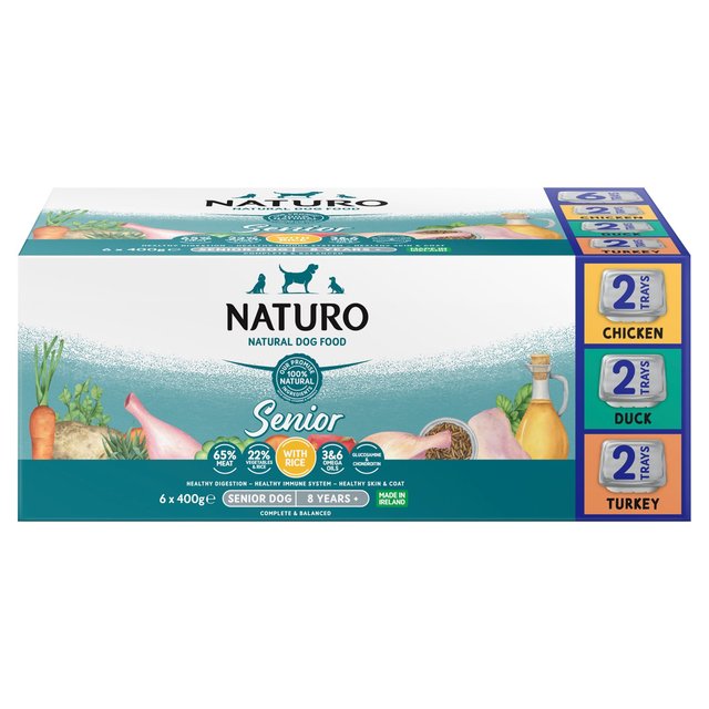 Naturo Senior Variety Pack with Rice   6 x 400g GOODS M&S   