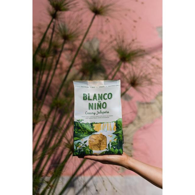 Blanco Nino - Creamy Jalapeno White Corn Tortilla Chips   170g GOODS M&S   