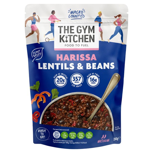 The Gym Kitchen Harissa Lentil & Beans   250g