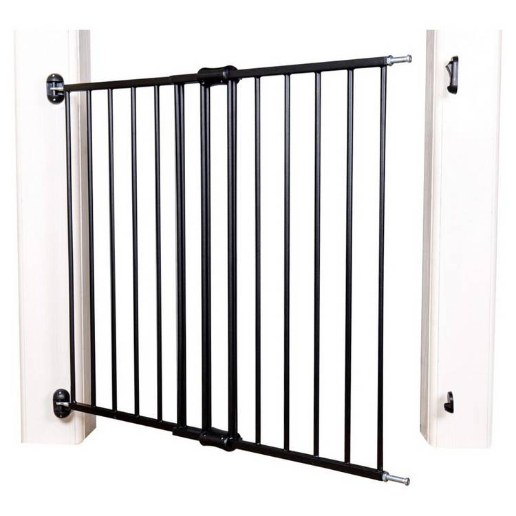 Extendable metal pet gate 73cm tall - British product