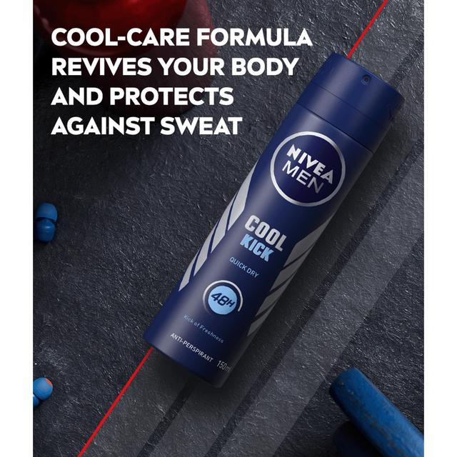 NIVEA Men Cool Kick Anti-perspirant Deodorant Spray   150ml GOODS M&S   