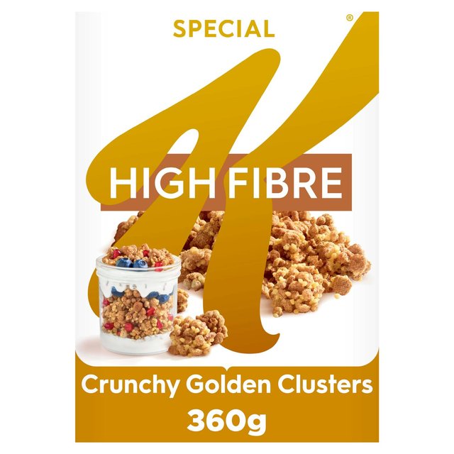 Kellogg Special K Crunchy Golden Clusters Breakfast Cereal   360g