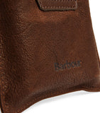 Barbour leather hip flask 113ml - British product