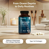 WeightWorld Pure Marine Collagen 120 capsules, imported from the UK