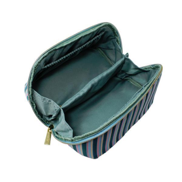 Danielle Creations quilted striped cosmetic bag - British product