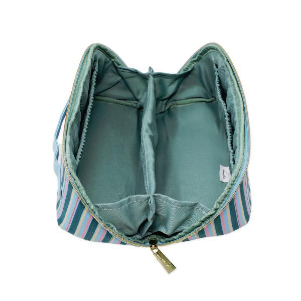 Danielle Creations quilted striped cosmetic bag - British product