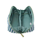 Danielle Creations quilted striped cosmetic bag - British product