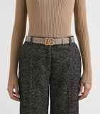 Dolce&Gabbana leather logo belt 3cm - British product