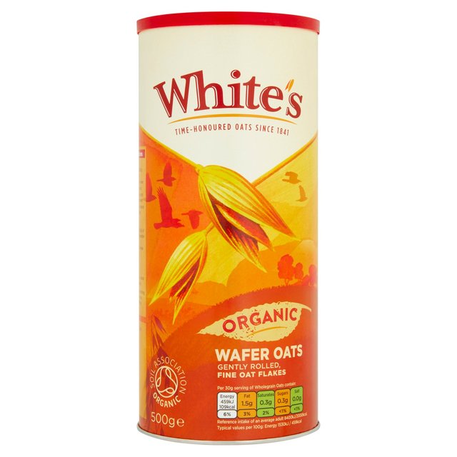 White's Organic Wafer Oats Caddy   500g