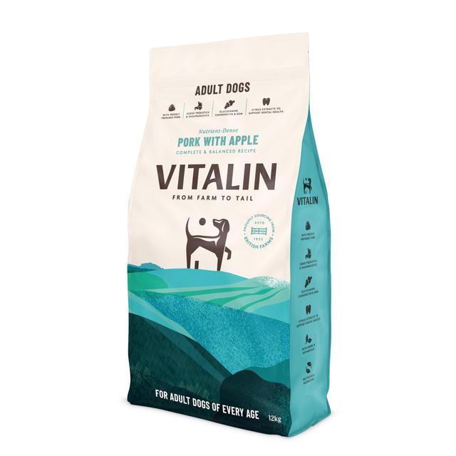 Vitalin Adult Pork with Apple   12kg