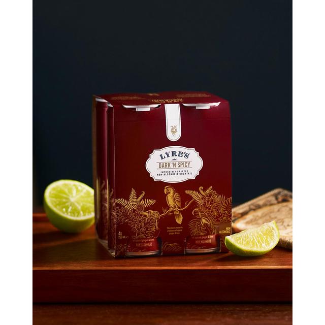 Lyre's Dark 'N Spicy   4 x 250ml GOODS M&S   