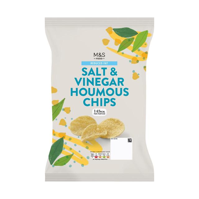 M&S Salt & Vinegar Houmous Chips   110g GOODS M&S   