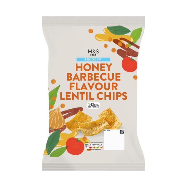 M&S BBQ Lentil Chips   110g