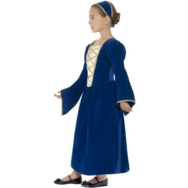 Smiffys Tudor Princess costume dress and headband - British product