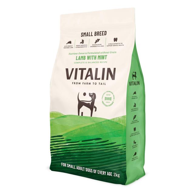 Vitalin Small Breed Adult Lamb and Mint   2kg