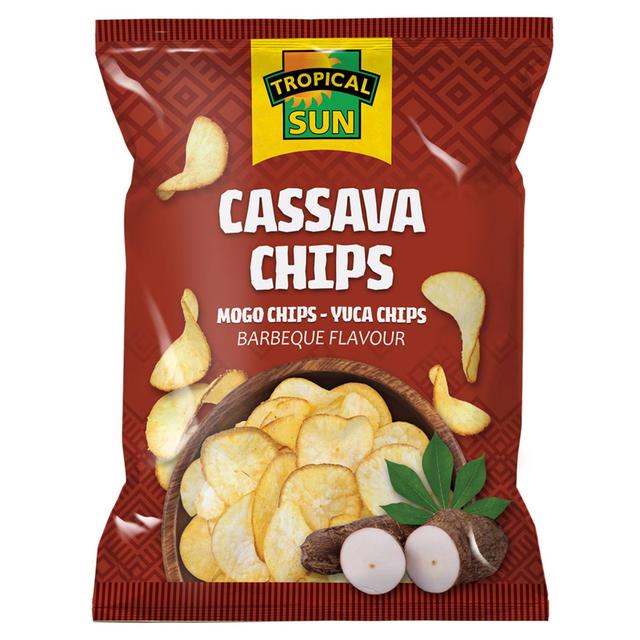 Tropical Sun Cassava Chips BBQ Flavour   80g