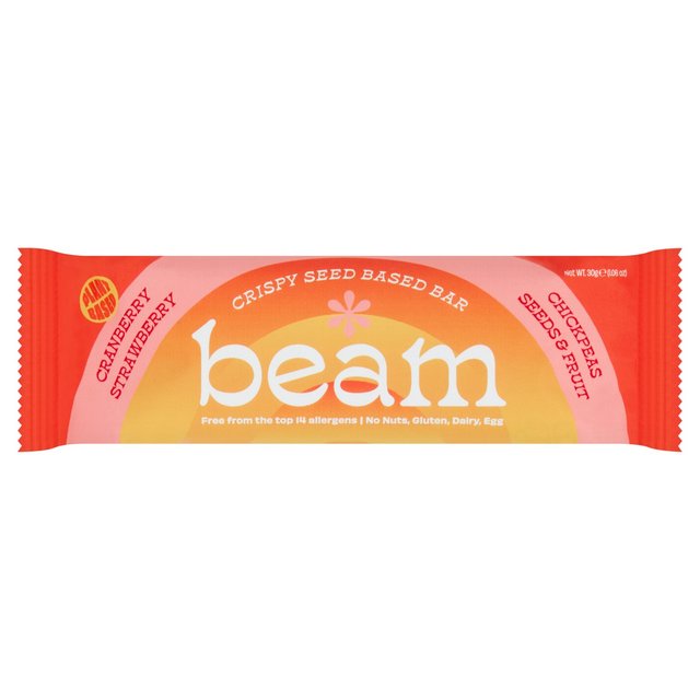 Beam Crispy Seed Based Bar Cranberry Strawberry   30g GOODS M&S   