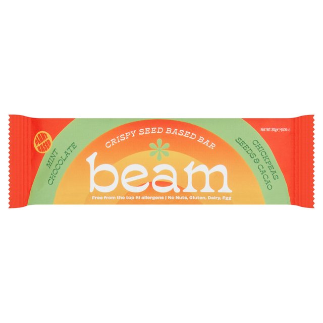 Beam Crispy Seed Based Bar Mint Chocolate   30g GOODS M&S   