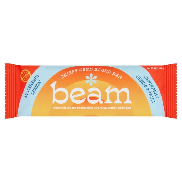 Beam Crispy Seed Based Bar Blueberry Lemon   30g GOODS M&S   