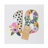 Bright Floral 18th Birthday Card GOODS M&S   