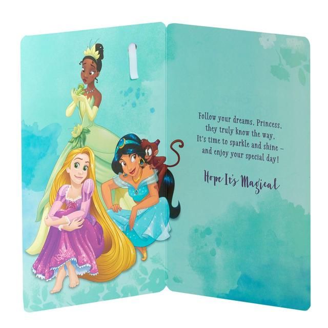 Disney Princesses 5th Birthday Card GOODS M&S   