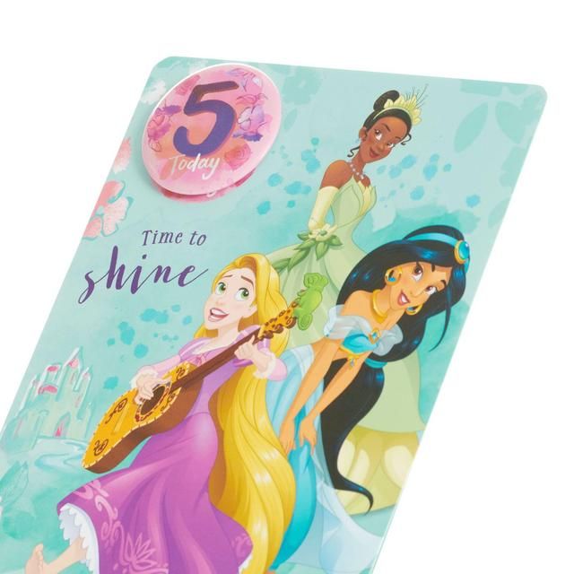 Disney Princesses 5th Birthday Card GOODS M&S   