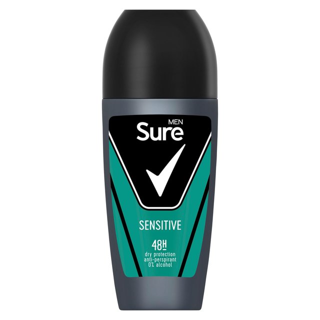 Sure Men Antiperspirant Deodorant Roll On Sensitive   50ml GOODS M&S   