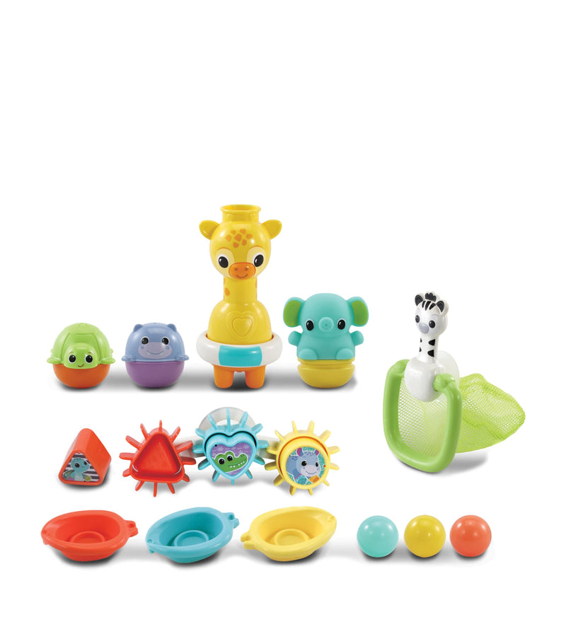 VTech 6-in-1 baby bath toy set (British brand)