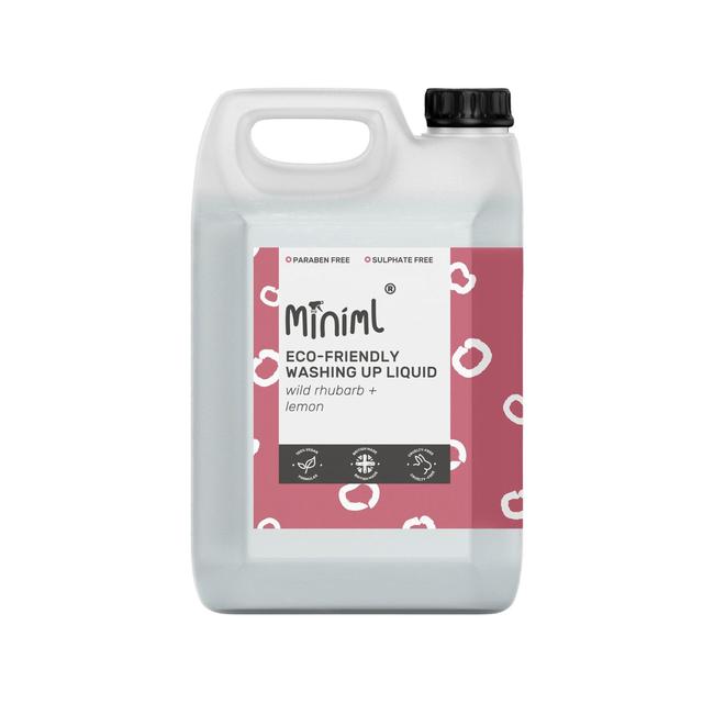 Miniml Washing Up Liquid - Rhubarb & Lemon   5L