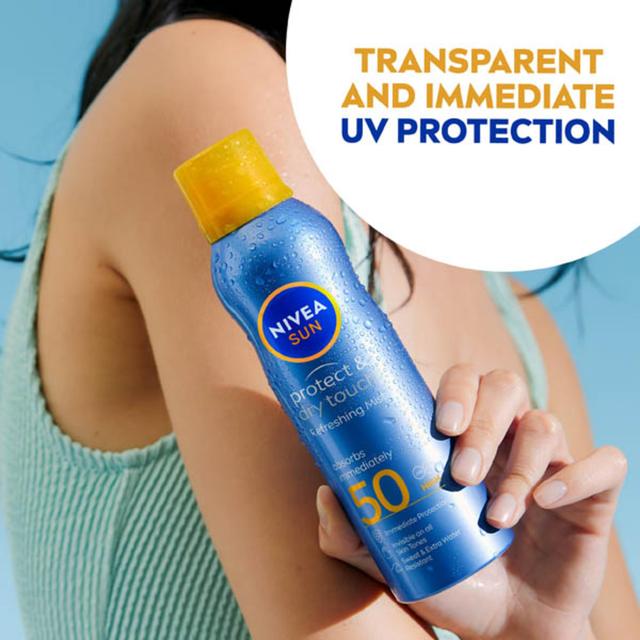 NIVEA SUN Protect & Dry Touch SPF 50 Mist Sunscreen Spray   200ml GOODS M&S   