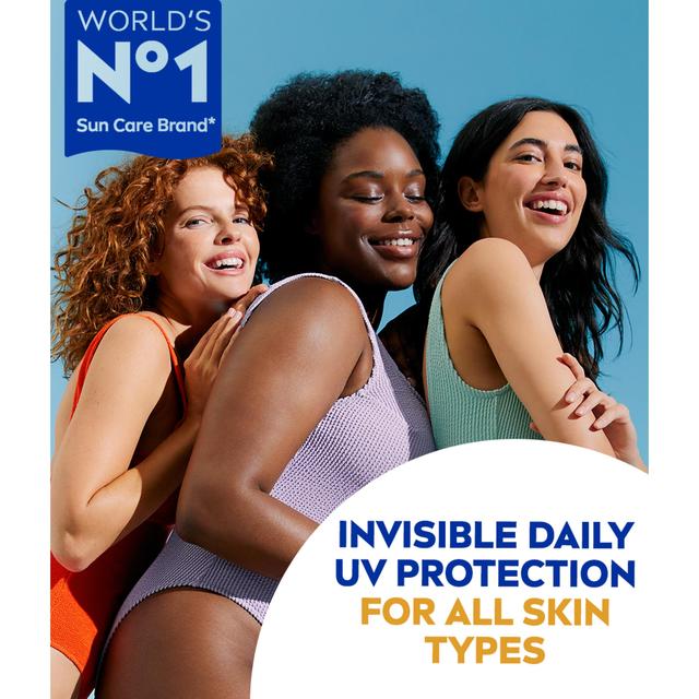 NIVEA SUN UV Face Invisible Daily Fluid SPF 50 Sunscreen   40ml GOODS M&S   