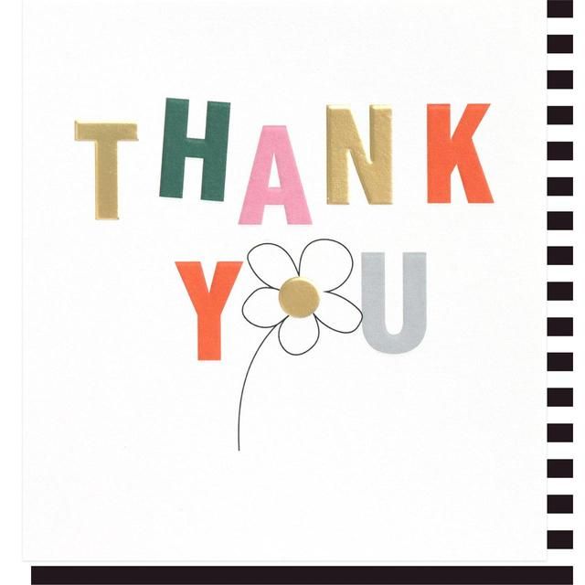 Flower Thank You Card GOODS M&S   