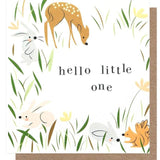 Hello Little One Woodland Critters New Baby Card GOODS M&S   