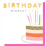 Caroline Cardner Cake Candles Birthday Card GOODS M&S   