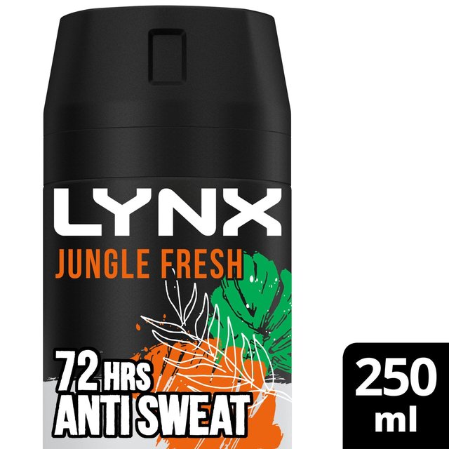 Lynx Men Antiperspirant Deodorant Aerosol Jungle Fresh   250ml