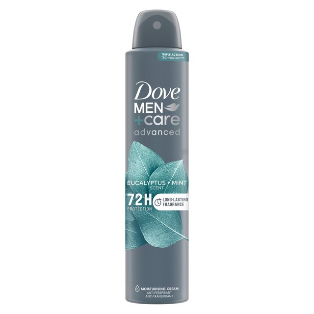 Dove Men+Care Advanced Antiperspirant Deodorant Eucalyptus and Mint   200ml GOODS M&S   