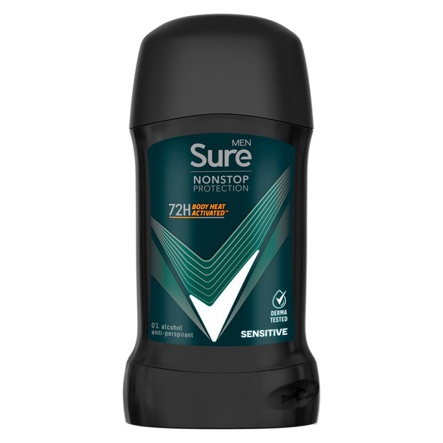 Sure Men Antiperspirant Deodorant Stick Nonstop Sensitive   50ml