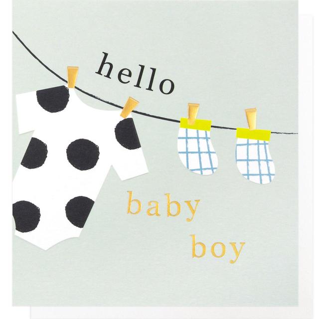 Hello New Baby Boy Card