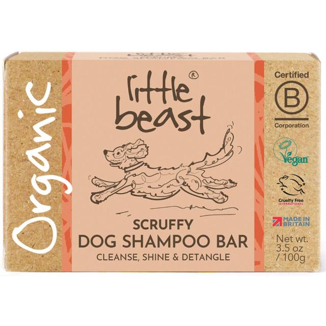 Little Beast Organic Scruffy Dog Shampoo Bar   100g