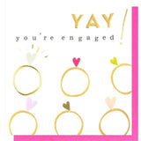 Heart Rings Engagement Card GOODS M&S   