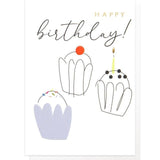 Caroline Gardner Cupcakes Birthday Card GOODS M&S   