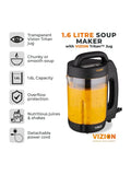 Tower Vizion soup maker 1.6L for soups and smoothies, British brand