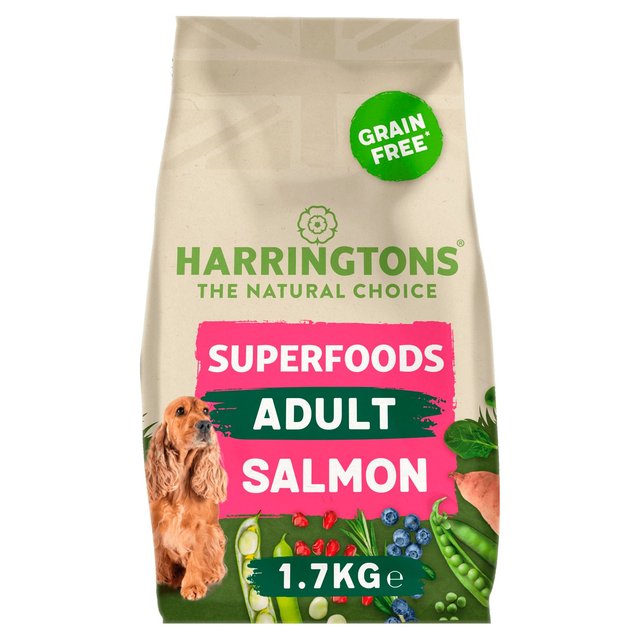 Harringtons Grain Free Superfoods Salmon Dry Dog Food   1.7kg GOODS M&S   