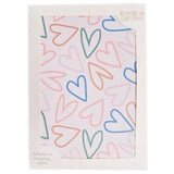 Caroline Gardner Hearts Gift Wrap Sheets   2 per pack GOODS M&S   