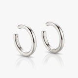 MUCHV thin sterling silver ear cuffs (British brand)